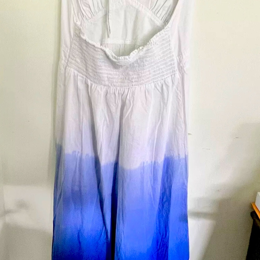 Tommy Bahama ombré blue and white Tie Maxi Dress